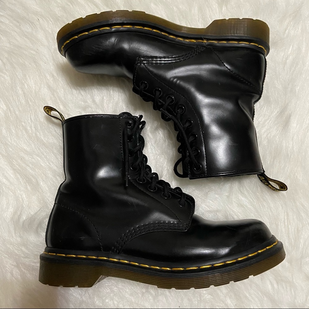 black dr. martens boots